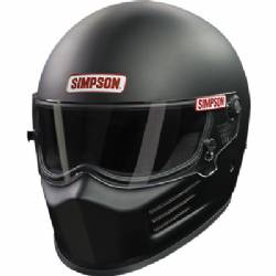 Helmet - Simpson - Bandit -Flat Black - Adult Large