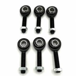 5/16 x 5/16 Right Hand Rod End Black 6 Pack